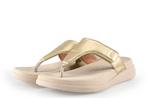 Fitflop Slippers in maat 39 Goud, Slippers, Overige kleuren, Verzenden, Zo goed als nieuw