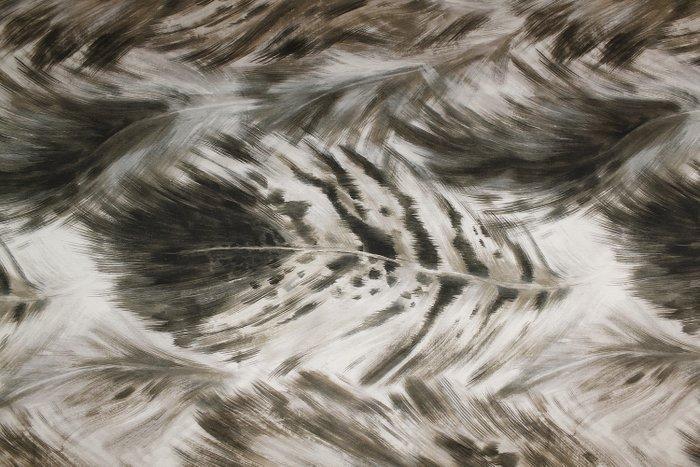 Gordijnstof - 3.5 m - 3.4 m - Rasatello Geprint, Antiquités & Art, Tapis & Textile