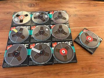BASF - DP26, 10x 18cm reels with tape - Reel-to-reel audio