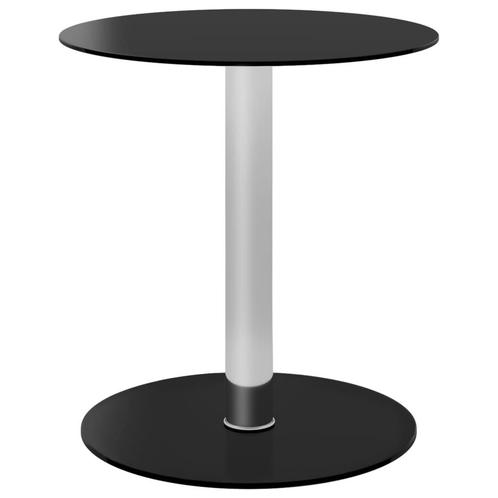 vidaXL Table basse Noir 40 cm Verre trempé, Maison & Meubles, Tables | Tables de salon, Neuf, Envoi