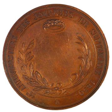 België. Leopold I. Historical Medal 1841 / 11th anniversary