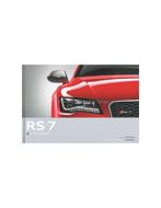 2014 AUDI RS7 HARDCOVER BROCHURE ENGELS, Boeken, Nieuw