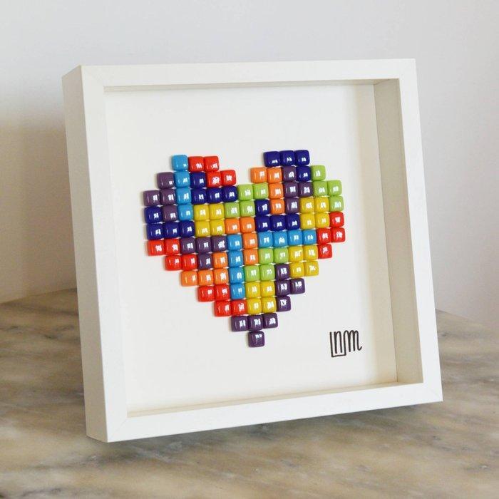 nLm - Tetris Love, Mosaic, Antiek en Kunst, Kunst | Designobjecten