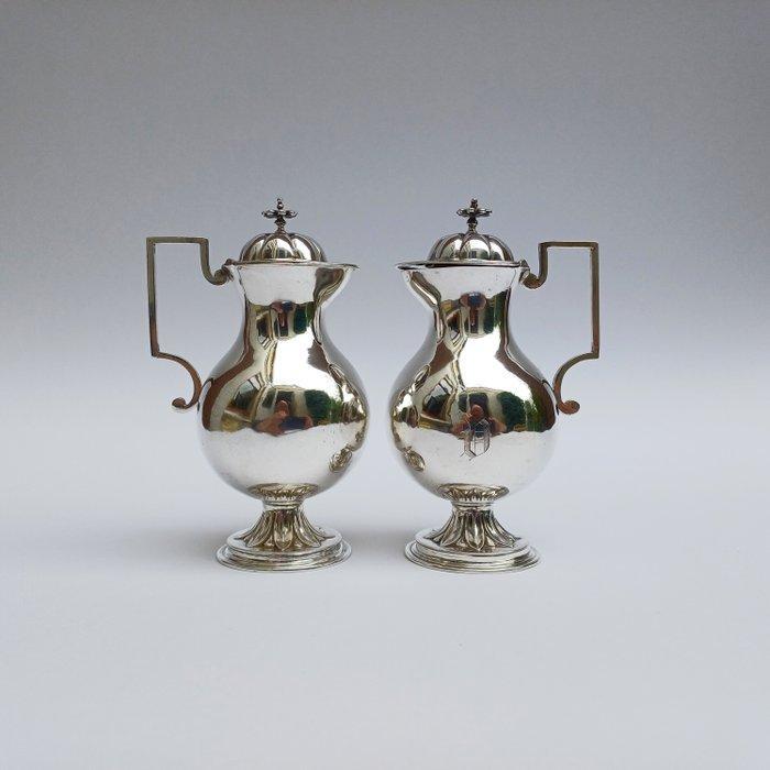 Ampullenset (2) - Antiek - .835 zilver - 1800-1850 -, Antiek en Kunst, Antiek | Zilver en Goud