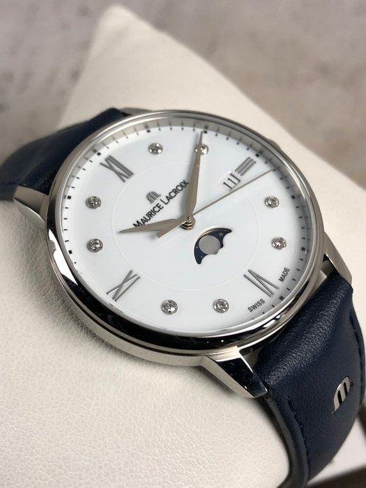 Maurice Lacroix - Eliros Moonphase Diamonds -, Handtassen en Accessoires, Horloges | Heren
