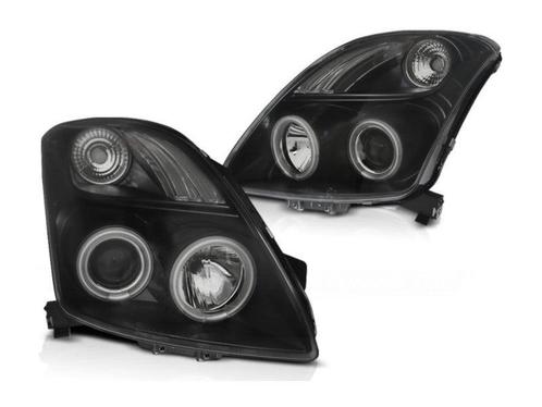 CCFL Angel Eyes koplamp units Black geschikt voor Suzuki, Autos : Pièces & Accessoires, Éclairage, Envoi