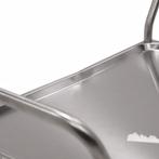 Gebruikte RVS wagens serveerkar met 2 etages, Ophalen of Verzenden, Gebruikt