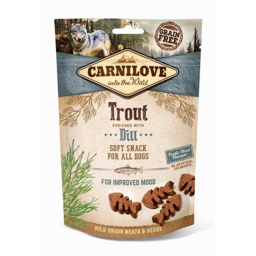 Carnilove soft snack trout with dill 200 g, Dieren en Toebehoren, Hondenvoerbakken en Drinkbakken
