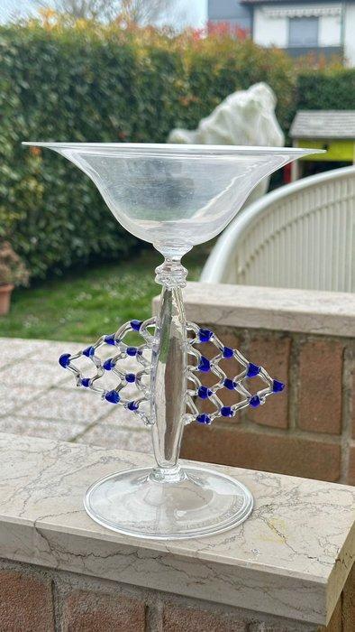 Archimede Seguso - Kelk (2) - Muranoglas - UNIEKE STUKKEN., Antiquités & Art, Antiquités | Verre & Cristal