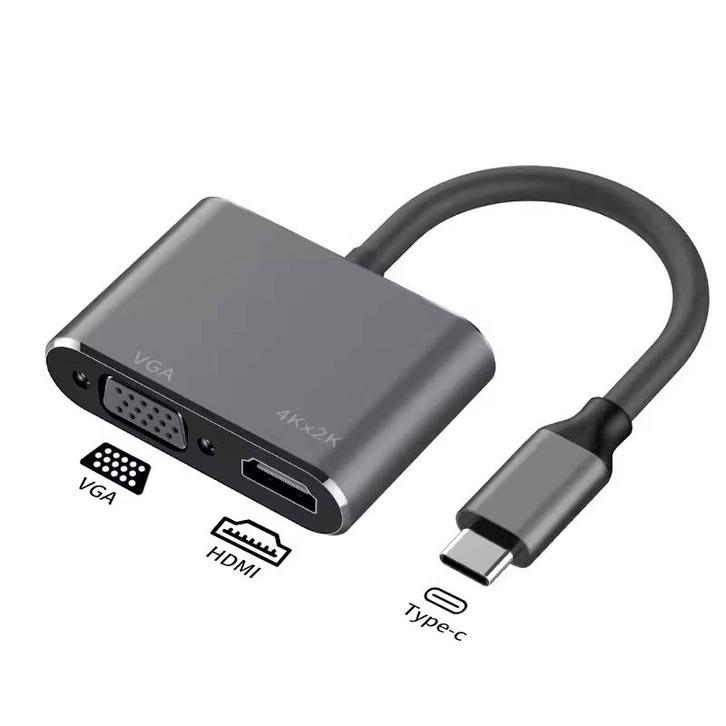 usb c naar hdmi en vga - usbc adapter - usb-c, Collections, Collections Autre, Envoi