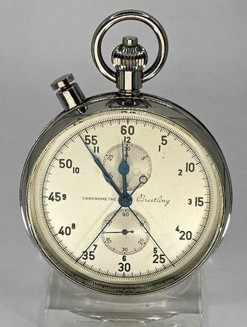 Breitling Chronometer - Kriegszeit WW2 - große Taschenuhr -
