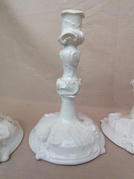 Porcelaine de Nymphenburg - Taperstick (kleine blaker met, Antiek en Kunst, Antiek | Glaswerk en Kristal