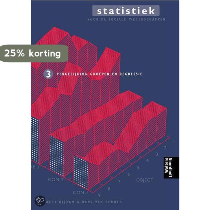 Statistiek voor de sociale wetenschappen 3 Vergelijking, Boeken, Wetenschap, Gelezen, Verzenden