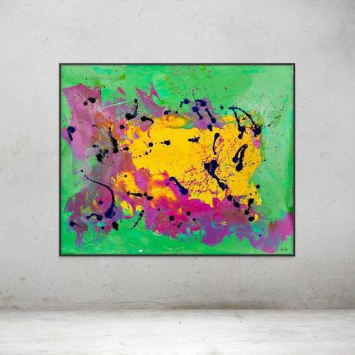 Christoph Prein - Green Embraces Chaos - XXL, Antiek en Kunst, Kunst | Schilderijen | Modern