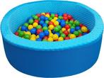 Blauwe Ballenbad - stevige ballenbak - 90 x 30 cm - 300 b..., Kinderen en Baby's, Speelgoed | Babyspeelgoed, Nieuw, Ophalen of Verzenden