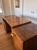 Bureau - Wortelnotenhout - Art Deco, Antiek en Kunst