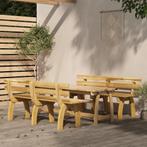 vidaXL Ensemble à manger de jardin 3 pcs Bois de pin, Verzenden, Neuf