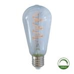 LED Filament Edison lamp spiraal 64mm 4 Watt Dimbaar Extra, Verzenden