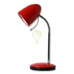 LED Bureau/Tafellamp met standaard | Rood, Maison & Meubles, Verzenden