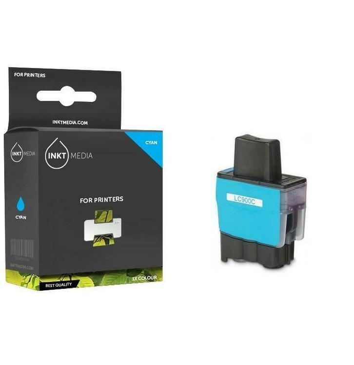 Brother LC-900C inktcartridge Cyaan  inktmedia huismerk, Computers en Software, Printers, Verzenden