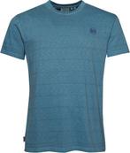 T-shirt Superdry Vintage Texture Tee Heren - Blauw - Maat M, Kleding | Heren, Overige Herenkleding, Nieuw, Verzenden
