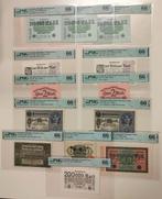 Duitsland. - 13 banknotes - all graded - various dates -