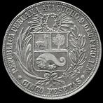 Pérou. 5 Pesetas - 1882 - ESCASO AYACUCHO - (R788)