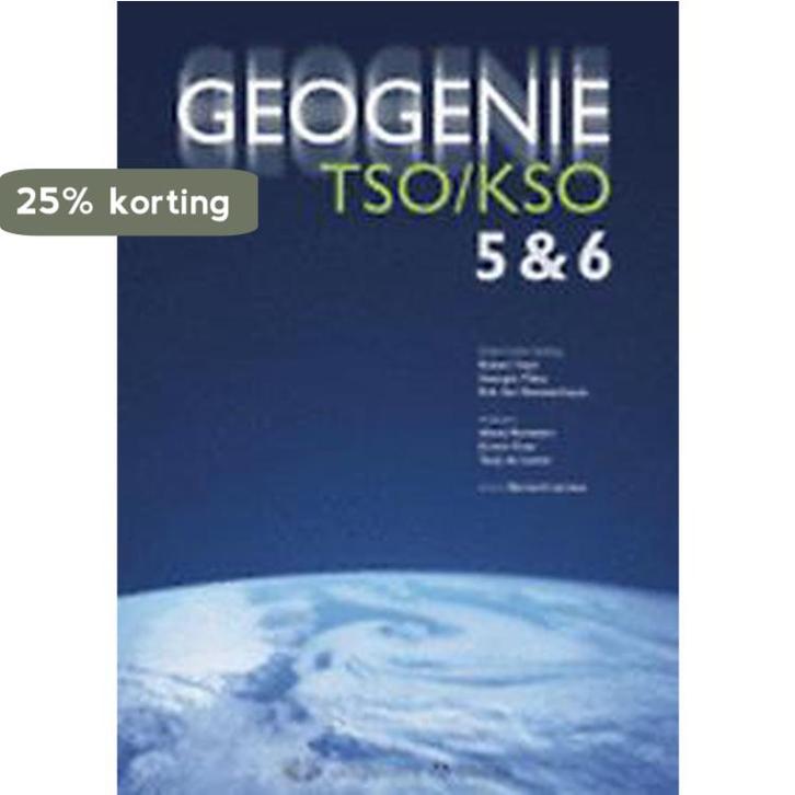 Geogenie tso/kso 5 & 6 - leerboek (+ cd-rom) 9789045527253, Boeken, Schoolboeken, Gelezen, Verzenden