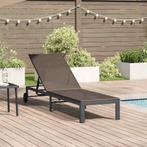 vidaXL Ligstoel 1-persoon Bruin 206 x 62,5 x 74 cm poly, Verzenden, Nieuw