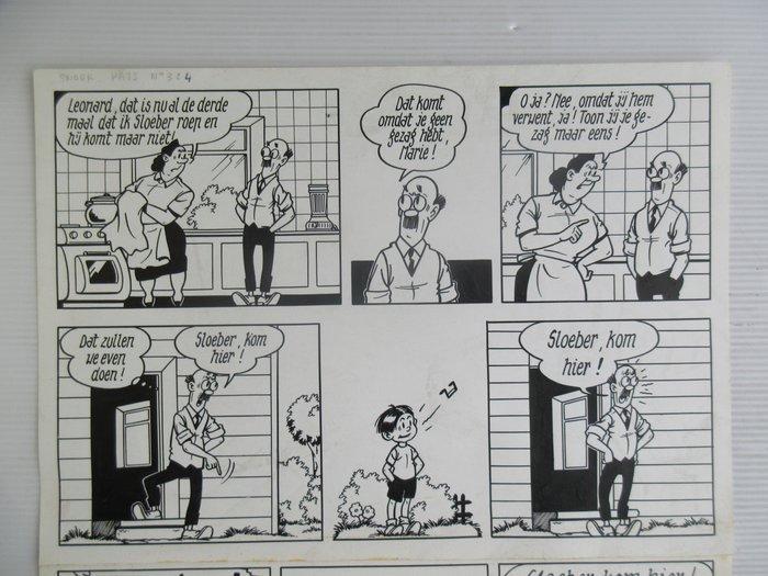 De Rop, Edward - 1 Original page - De Familie Snoek - Gag, Boeken, Stripverhalen