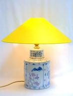 Lamp - Messing, Porselein - gemaakt in Duitsland