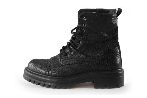 Floris van Bommel Veterboots in maat 37 Zwart | 5% extra, Kleding | Dames, Schoenen, Zwart, Zo goed als nieuw, Overige typen, Verzenden