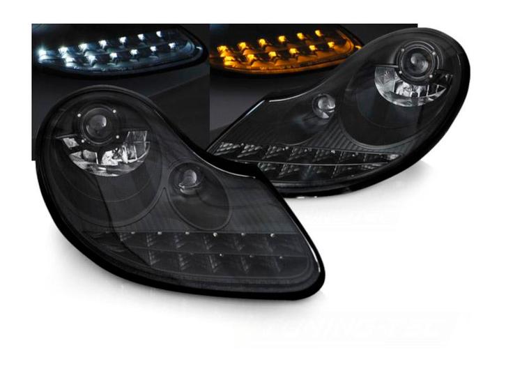 Koplampen Daylight Black geschikt voor Porsche Boxster / 911, Auto-onderdelen, Verlichting, Nieuw, Porsche, Verzenden