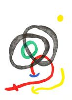 Joan Miro (daprès) - Lot de 2 lithographies Composition, Antiek en Kunst