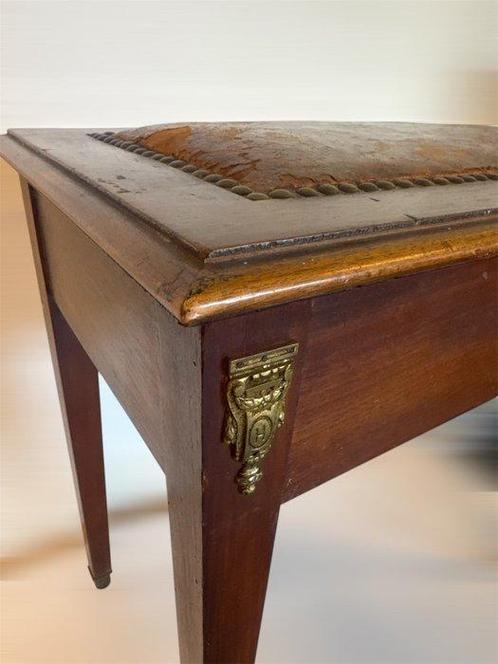 Table dappoint - Bois, Bronze, Cuir, Laiton, Antiek en Kunst, Curiosa en Brocante
