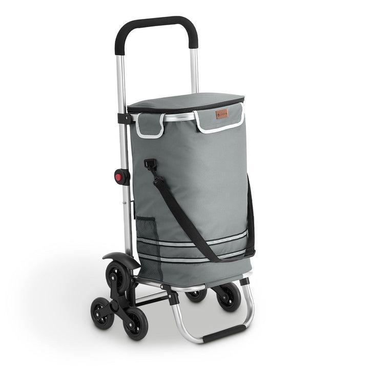 2dekans | Juskys Opvouwbare Traploper Boodschappen Trolley, Doe-het-zelf en Bouw, Transportwagens, Ophalen of Verzenden