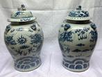 lot van 2: dekselvaas China - Porselein - China - 20e eeuw, Antiek en Kunst