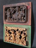 Chinees Volkskunst Houtsnijwerk - Hout - China - Qing