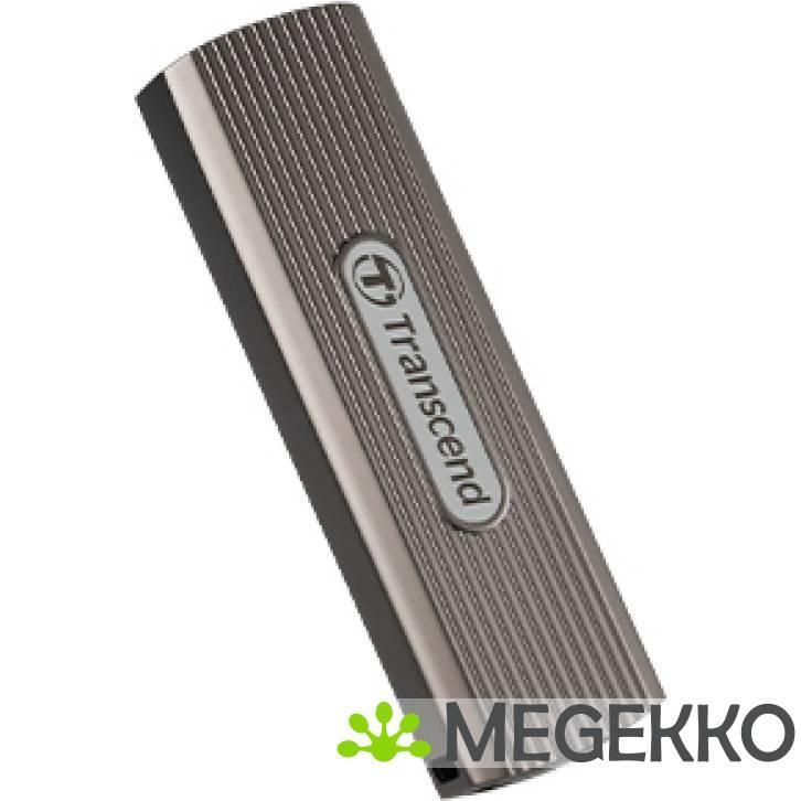 Transcend ESD330C 512 GB Bruin, Grijs, Computers en Software, Harde schijven, Nieuw, Verzenden