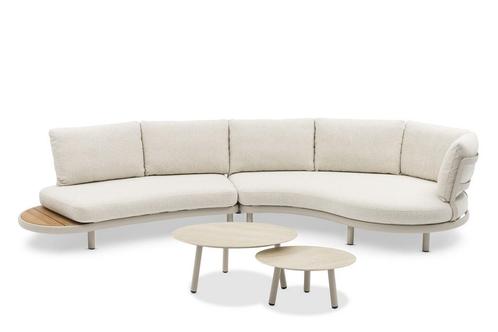 Tailor - Velvet Bloom loungebank Bouclé chaise links |, Tuin en Terras, Tuinsets en Loungesets
