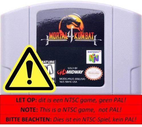 Mortal Kombat 4 [NTSC] [Nintendo 64], Consoles de jeu & Jeux vidéo, Jeux | Nintendo 64, Envoi