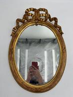 Wandspiegel - Hout - Gouden spiegel 50cm, Antiek en Kunst