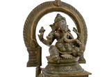 Ganesha statue 17 cm - Bronze - Inde - First half 20th, Antiek en Kunst
