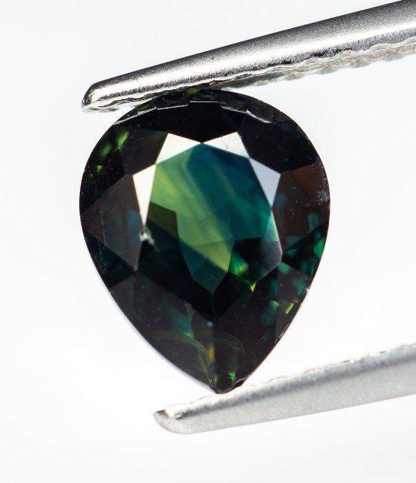 Zonder minimumprijs Saffier - 1.63 ct - Gem Report Antwerp, Bijoux, Sacs & Beauté, Pierres précieuses