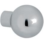 Knop Kogel tbv SKG schild glans chroom, Nieuw, Overige materialen, Klink of Kruk