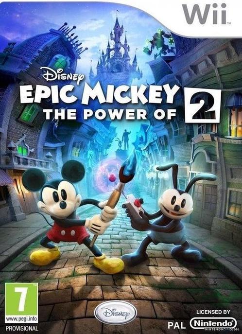 Disney Epic Mickey 2 the Power of Two (Wii Games), Games en Spelcomputers, Games | Nintendo Wii, Zo goed als nieuw, Ophalen of Verzenden