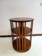 Boekenkast - Hout, inleg - Boekenkast- hout- inlegwerk