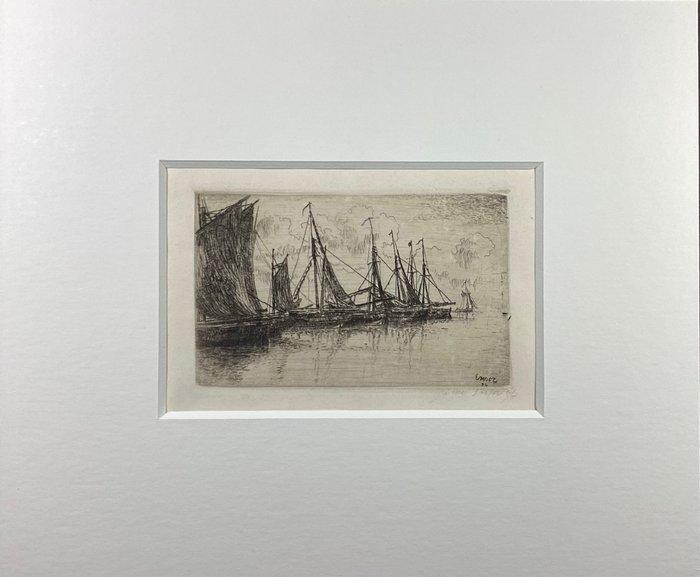 James Ensor (1860-1949) - Les petites barques, Antiek en Kunst, Antiek | Overige Antiek