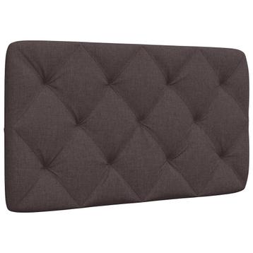 vidaXL Hoofdbordkussen 80 cm stof donkerbruin, Verzenden