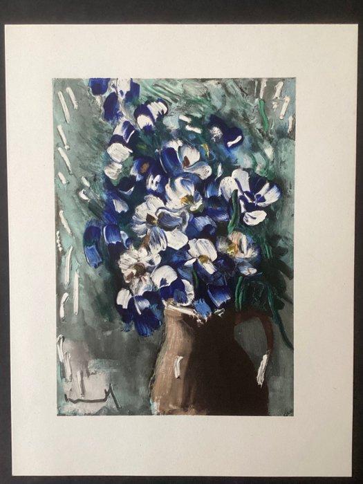 Maurice De Vlaminck (1876-1958) - Les delphiniums, Antiek en Kunst, Antiek | Overige Antiek